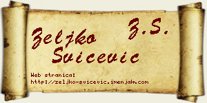 Željko Svičević vizit kartica